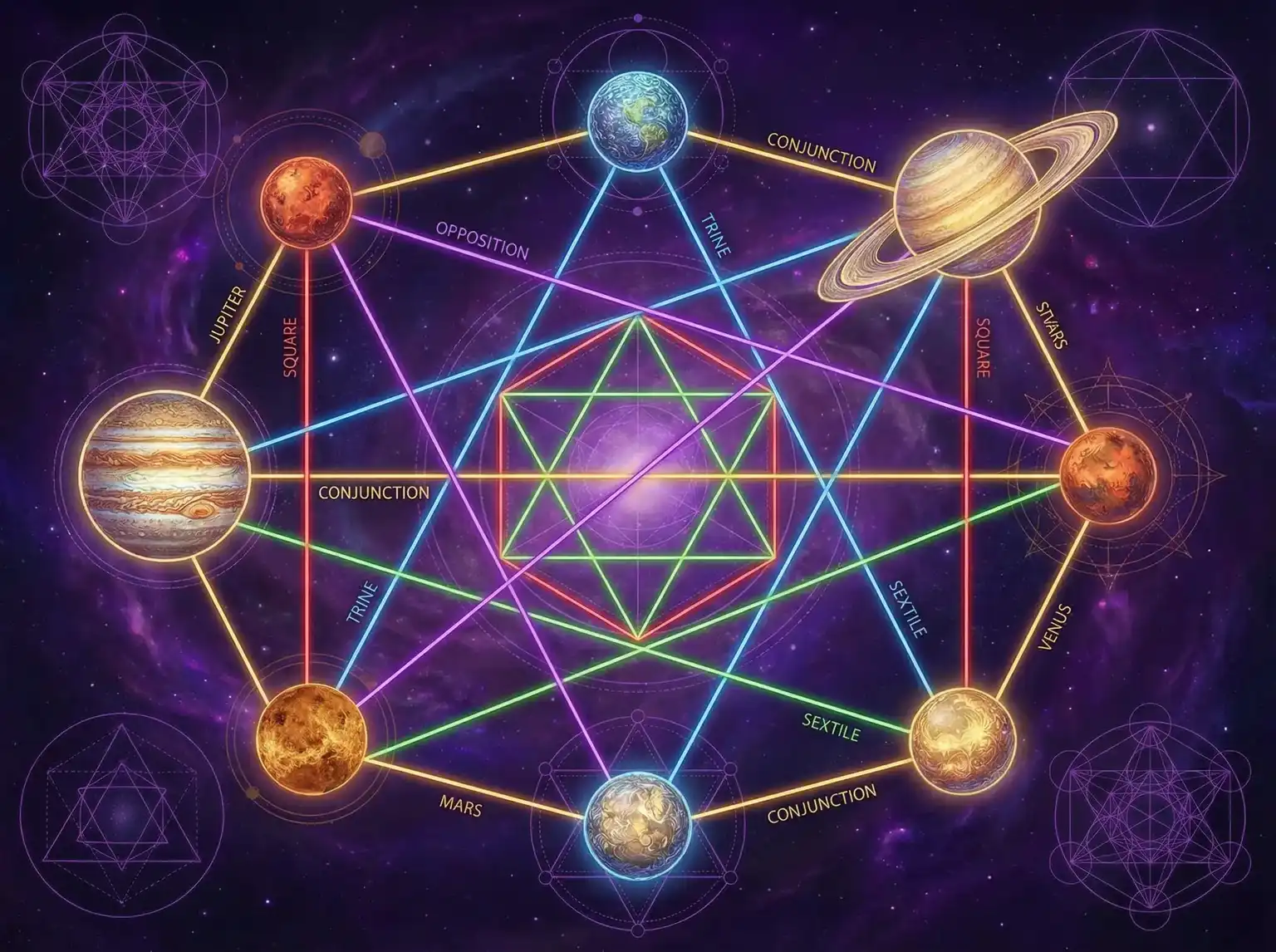 行星相位解读 - 波多野结衣百度影音 | 占星学进阶
